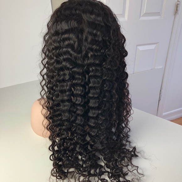 100% Human Hair Deep Wave Front Lace Wig